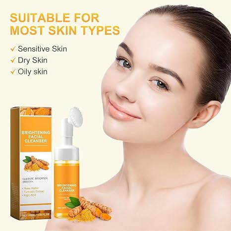 Limpiador Facial Iluminador con Extracto de Cúrcuma y Ácido Kójico