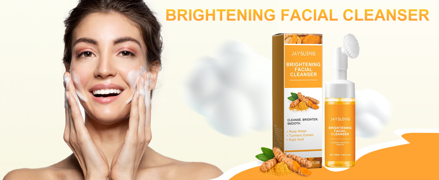 Limpiador Facial Iluminador con Extracto de Cúrcuma y Ácido Kójico